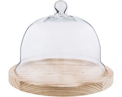 Clayre & Eef Stolp Ø 23x17 cm Transparant Glas