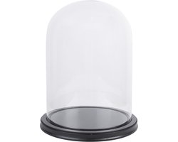 Clayre & Eef Stolp Ø 23x29 cm Transparant Glas Hout