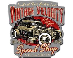 Clayre & Eef Tekstbord 49x50 cm Rood IJzer Auto