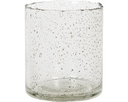 Clayre & Eef Theelichthouder Ø 8x10 cm Glas