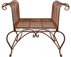 Clayre & Eef Tuinstoel 76x41x71 cm Bruin IJzer