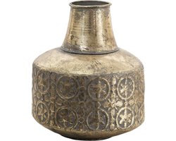 Clayre & Eef Vaas Ø 19x22 cm Koperkleurig Metaal