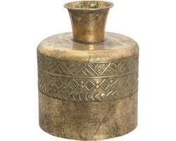 Clayre & Eef Vaas Ø 21x25 cm Koperkleurig Metaal