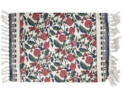 Clayre & Eef Vloerkleed Beige Katoen