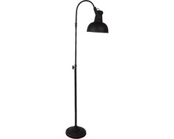 Clayre & Eef Vloerlamp 59x27x189 cm Zwart IJzer