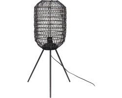 Clayre & Eef Vloerlamp Ø 21x63 cm Zwart Ijzer Staande Lamp