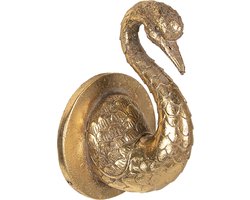 Clayre & Eef Wanddecoratie Vogel Goudkleurig Polyresin Geen vorm