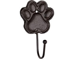 Clayre & Eef Wandhaak Pootafdruk 6x5x12 cm Bruin Metaal Kapstok