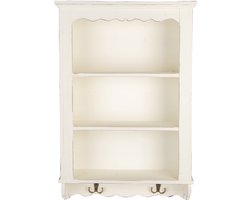 Clayre & Eef Wandkast 46x14x67 cm Bruin Hout