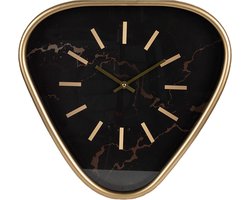 Clayre & Eef Wandklok 38 cm Bruin IJzer