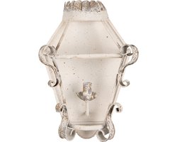 Clayre & Eef Wandlamp 33x18x49 cm Beige Goudkleurig IJzer