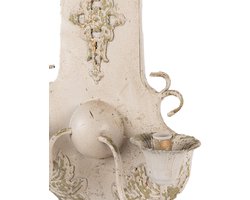 Clayre & Eef Wandlamp 40x18x70 cm Beige Groen Metaal
