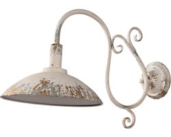 Clayre & Eef Wandlamp 49x23x27 cm Beige Metaal