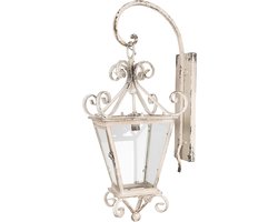 Clayre & Eef Wandlamp Beige IJzer Geen vorm