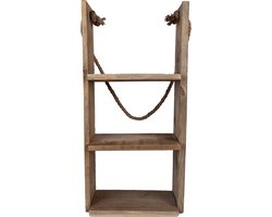 Clayre & Eef Wandrek 28x16x59 cm Bruin Hout