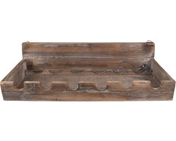 Clayre & Eef Wijnrek 57x28x14 cm Bruin Hout