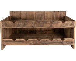 Clayre & Eef Wijnrek 65x28x33 cm Bruin Hout