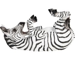Clayre & Eef Wijnrek Zebra 32x12x18 cm Zwart Kunststof