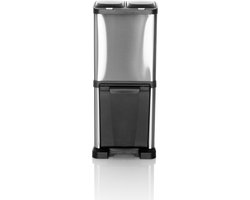 CLEAN VII - Prullenbak zilver