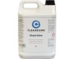 Cleansome Wood Shine Houtreiniger 5L – Hout Ontgrijzer voor Terras, Vlonder, Schutting en Tuinmeubelen – Verwijdert Vergrijzing, Algen en Vuil – Krachtige Reiniger voor Buitenhout – Herstelt Natuurlijke Houtkleur