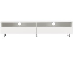 Clelia tv-meubel - 180 cm - wit