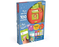 Clementoni Mijn Eerste 100 Woorden - Interactief Educatief Speelgoed Peuter - Nederlands en Engels