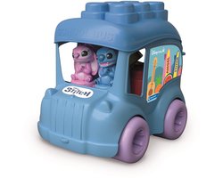 Clementoni - Soft Clemmy - Stitch Activiteiten bus - Sensorische blokkenset - Vanaf 6 maanden