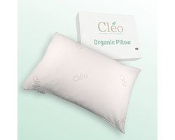 Cléo natuurlatex hoofdkussen - Aanpasbaar, ergonomisch & vegan - perfect voor rug-, zij- en buikslapers - Hervulbaar & afstelbaar op maat