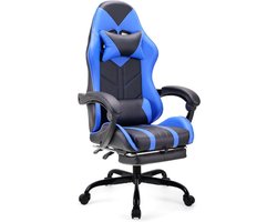 CLGP® Ergonomische Bureaustoel - Bureaustoelen voor Volwassenen en Kinderen - Gaming Stoel - Chair Kantelbaar - Blauw