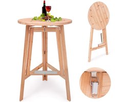 CLGP® Staantafel - Partytafel Inklapbaar - Statafel Rond - Stevig