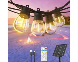 CLGP® Tuinverlichting Buiten Lichtsnoeren - Terrasverlichting - Buitenverlichting Sfeer - Transparant
