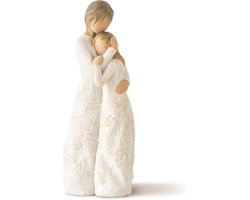 Close To Me Beeldje - Met De Hand Geschilderd Sculptuur - Houten Decoratief Cadeau - Geschikt Voor Vrouwen, Moeder, Vriendin en Echtgenote