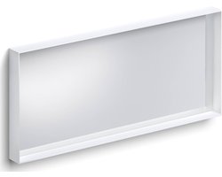 Clou Look at Me spiegel 110cm met omlijsting mat wit