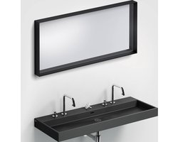 Clou Look At Me Spiegel 110x8x50 cm Mat Zwart