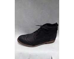 CLOUD / Bolgar / halfhoge veterboots / zwart / maat 41