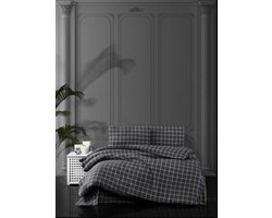 Cloud - Dekbedovertrek - 2 Persoons - 200x200/220 cm - met 2 Kussenslopen 60x70 cm - Grijs