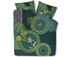 Cloud Nine - Tweepersoons Dekbedovertrek Mandala Tropical 200x200 cm - Katoen - Dekbedovertrek met 2 kussenslopen