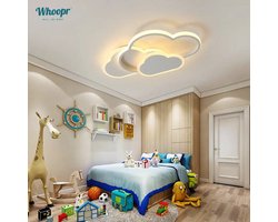Cloud Plafondlamp - LED Plafondlamp 32W - Dimbare Afstandsbediening 3000-6500K - 2800LM - Voor Woonkamer, Slaapkamer & Kinderkamer