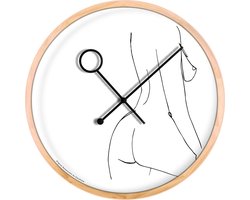 Cloudnola The Prance Wall clock 42 cm Tessa Roosenstein - Line Art Klok