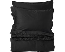 Cloudpillo Beddengoed (incl. 1 kussensloop 55x75) - Extra zacht, Ademend en Antibacterieel - Vochtbestendig met verborgen rits - Midnight Black - 140x220 cm