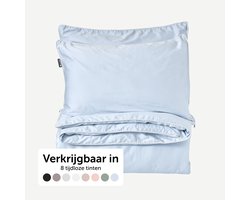 Cloudpillo Beddengoed (incl. 2 kussenslopen 55x75) - Extra zacht, Ademend en Antibacterieel - Vochtbestendig met verborgen rits - Sky Blue - 260x220 cm