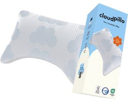 Cloudpillo Hoofdkussen - Plus - Verstelbaar Memory Foam Kussen 60×70 cm - Ergonomisch & Ademend - Nekkussen voor Zij- en Rugslapers - Oeko-Tex & CertiPUR Gecertificeerd
