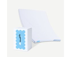 Cloudpillo Original Topper 180x200 - Topdekmatras - Adaptive Support laag - 4-Seizoenen - Voorzien van Elastieken - Wasbare Hoes