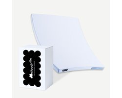 Cloudpillo Plus Topper 180x200 - Topdekmatras - Adaptive Support laag - 4-Seizoenen - Voorzien van Elastieken - Wasbare Hoes
