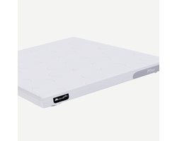Cloudpillo Plus Topper 90x200 - Topdekmatras - Adaptive Support laag - 4-Seizoenen - Voorzien van Elastieken - Wasbare Hoes