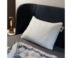 Cloudure hoofdkussen traagschuim - Aanpasbare Hoogte (5-15cm) - Voor Iedere Slaaphouding - Vormvast & Allergievrij