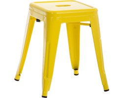 CLP Armin metalen kruk geel