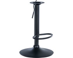 CLP Barkruk frame - In hoogte verstelbare barkruk frame - 10 X 10 CM gat afstand - zwart