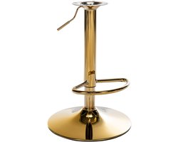 CLP Barkruk frame - Vervangingsframe - In hoogte verstelbare barkruk frame - 8 X 8 CM gatafstand - goud