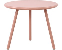 CLP Berea Salontafel - Rond - Loungetafel - voor buiten en binnen - Weerbestendige en UV-bestendige tuintafel - Bijzettafel voor buite roze